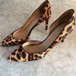 J. Crew Leopard Print Heels